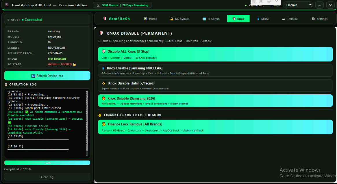 GFS IT Admin Tool